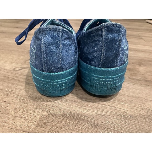 Converse x Miley Cyrus CTAS Platform Ox Lift Velvet Glitter 563721C Size 7.5 - Picture 6 of 9